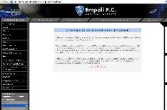 il sito dell'Empoli Calcio fc